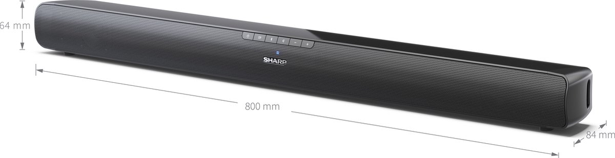 Sharp HT-SB100 2.0 soundbar - 75W - zwart