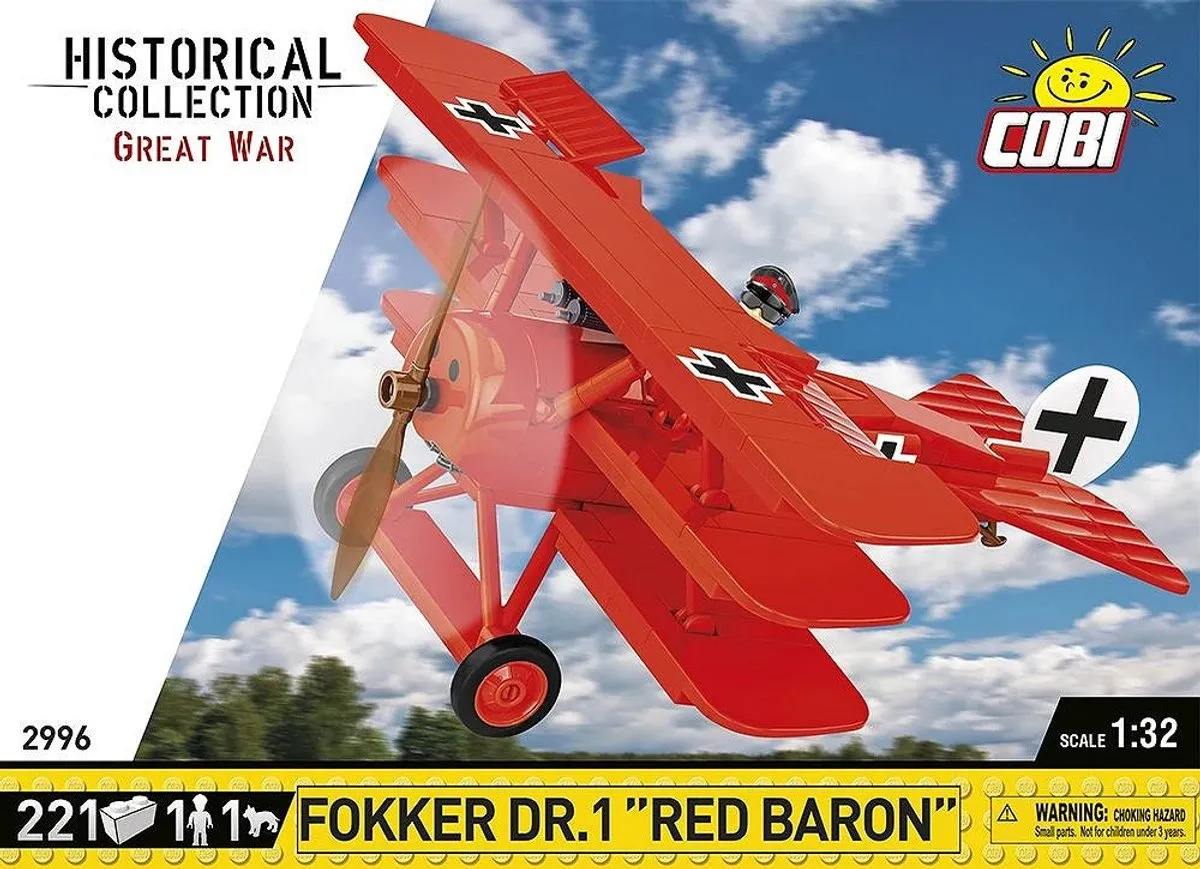 Cobi Fokker Dr.I Red Baron 2996 Bouwset