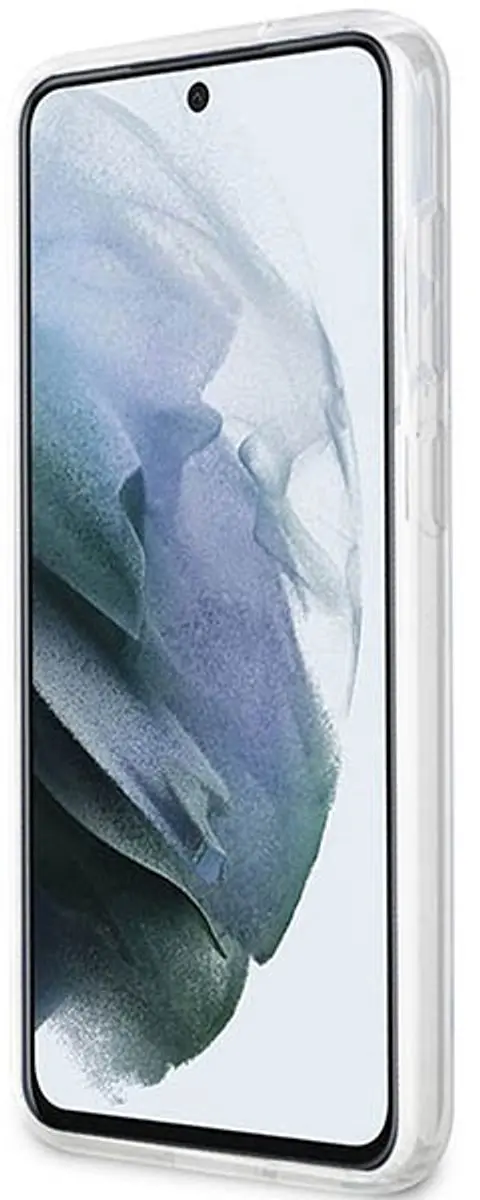 GUESS Hoesje Back Cover Marmer Wit - Samsung Galaxy S23 Plus - 3666339117412