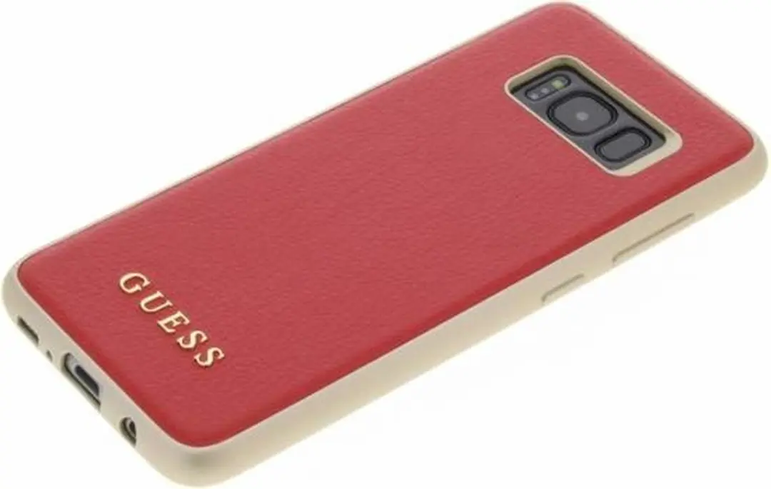 GUESS Rood Hoesje Galaxy S8 - Leer