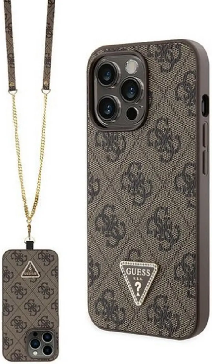 GUESS 4G Triangle Crossbody Back Case