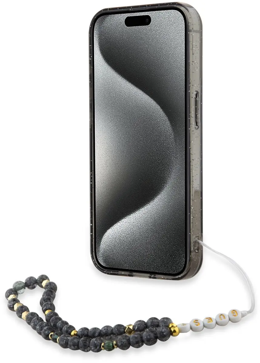 GUESS Telefoonhoesje iPhone 15 Pro Max - MagSafe - Zwart