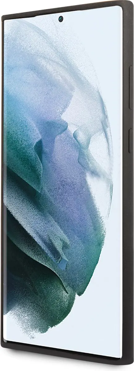 GUESS Siliconen Hoesje Samsung Galaxy S22 Ultra - Zwart - afbeelding 6 van 6