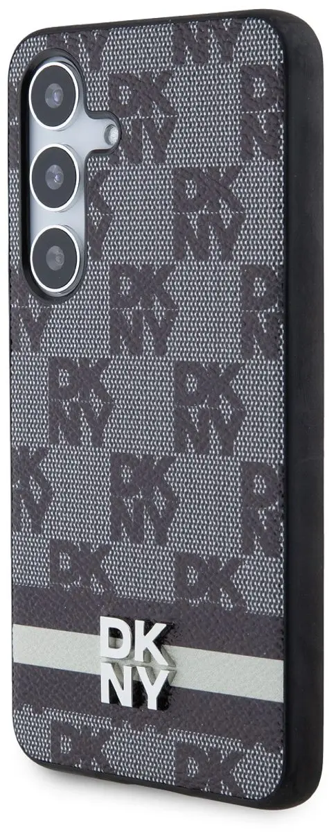 DKNY Hoesje Galaxy S24 Plus - Ruitjes/streepjes Zwart