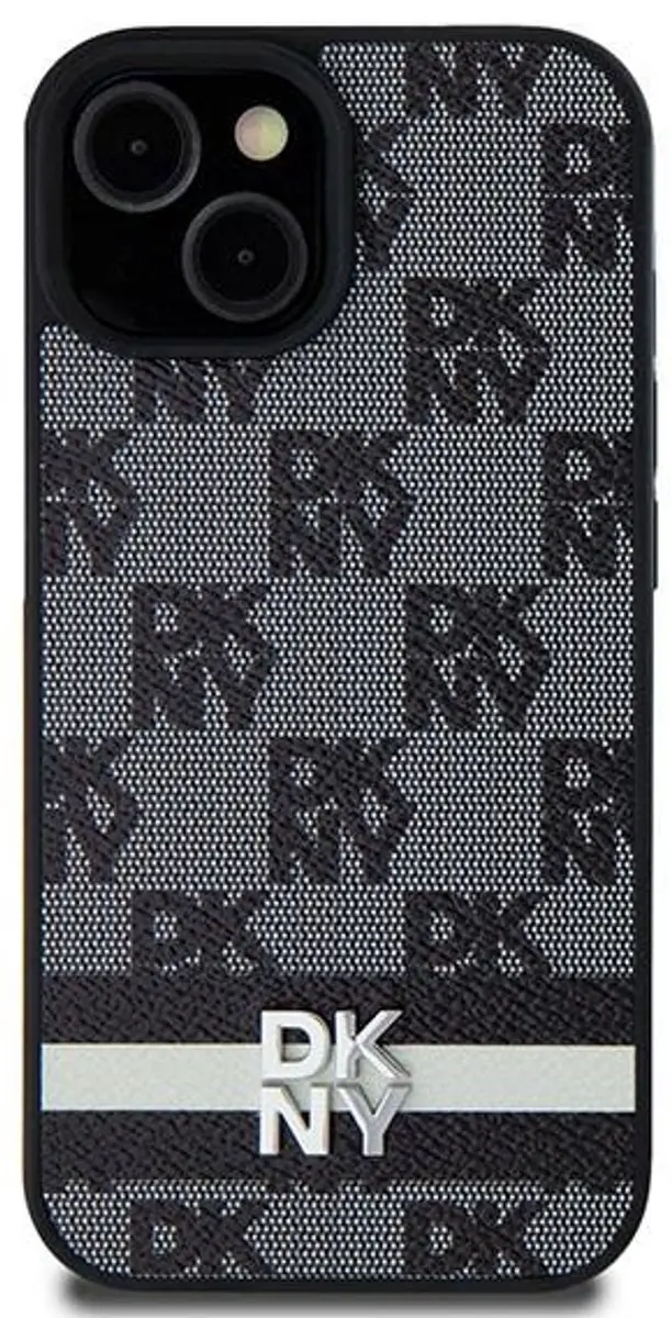 DKNY Hoesje Galaxy S24 Plus - Ruitjes/streepjes Zwart - afbeelding 6 van 6