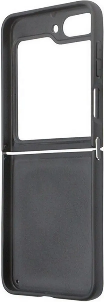 GUESS Glitter Flakes Hoesje - Samsung Galaxy Z Flip 5 - GUHCZF5HGGSHK - Zwart