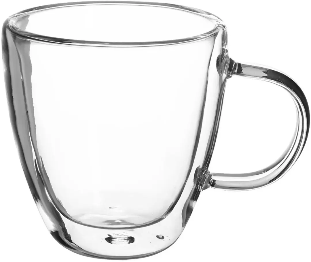 Orion Thermisch Glas Latte 180ml - Dubbele Wand - Transparant