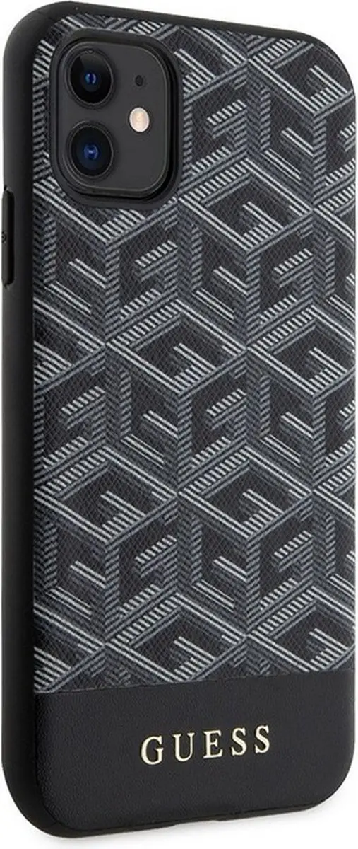 GUESS G-Cube Back Case MagSafe - iPhone 11/XR - Zwart