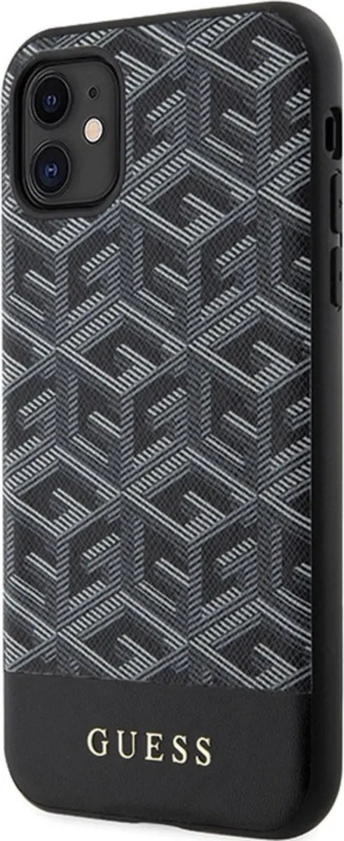 GUESS G-Cube Back Case MagSafe - iPhone 11/XR - Zwart - afbeelding 6 van 6