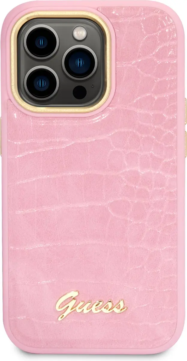 GUESS Telefoonhoesje iPhone 14 Pro Max - Roze
