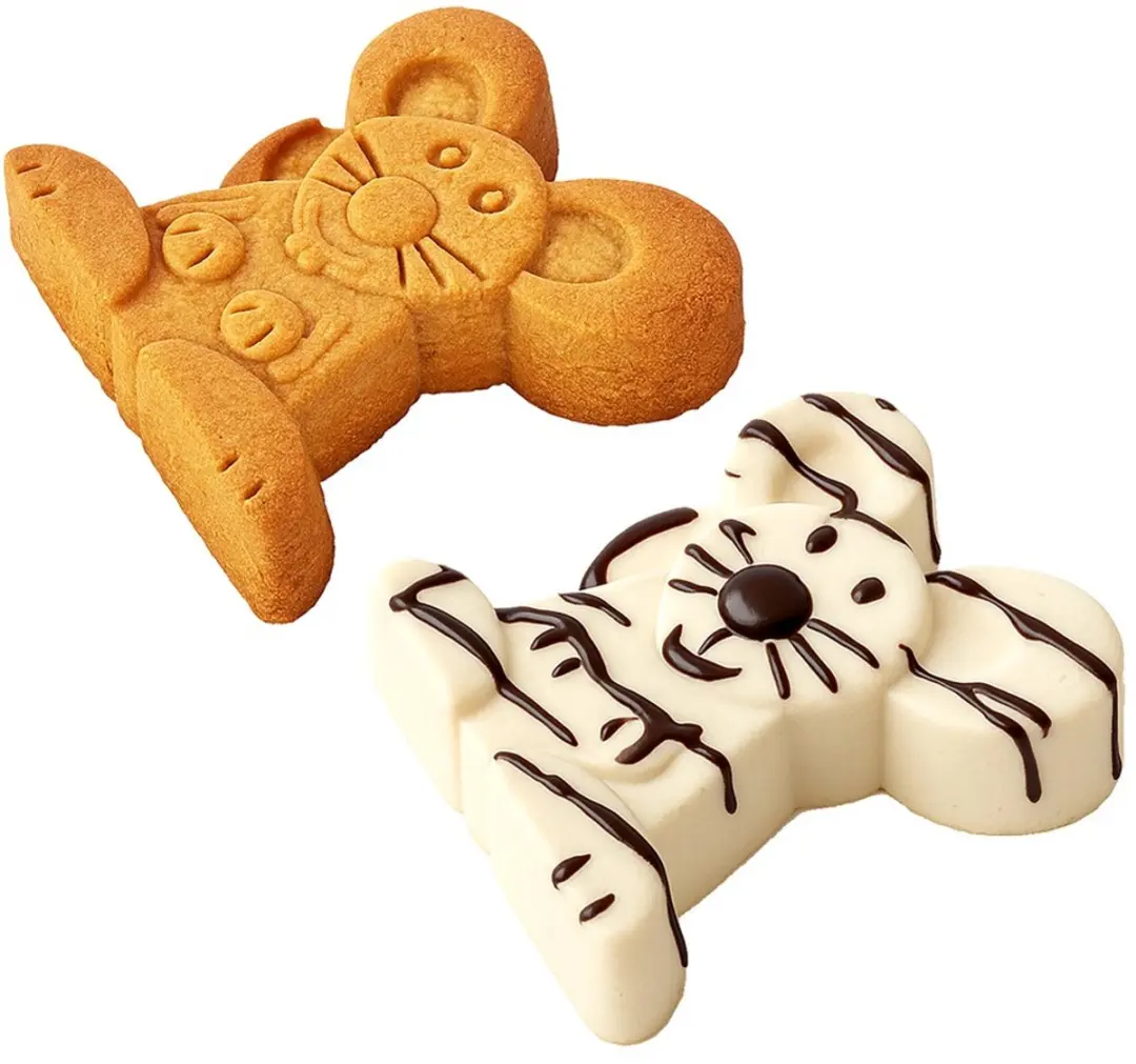 Orion Silicone Muis Bakvorm 20x20x4,5cm - Beige