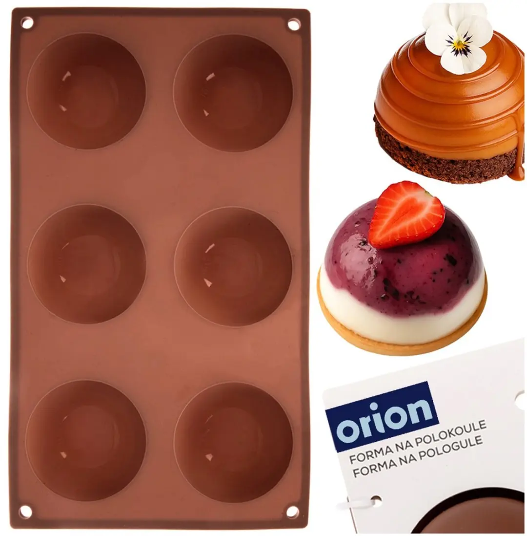 Orion Silicone Chocoladevorm 28x16,5x3cm - Bruin - afbeelding 3 van 6