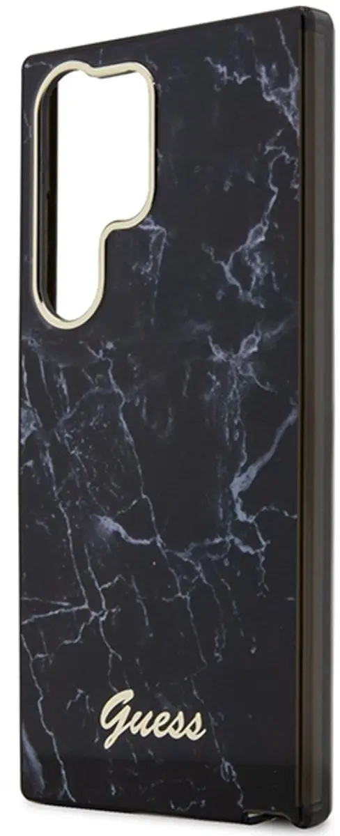 Guess Samsung Galaxy S23 Ultra Hoesje - Marmer Zwart - MPN 3666339117399 - afbeelding 6 van 6