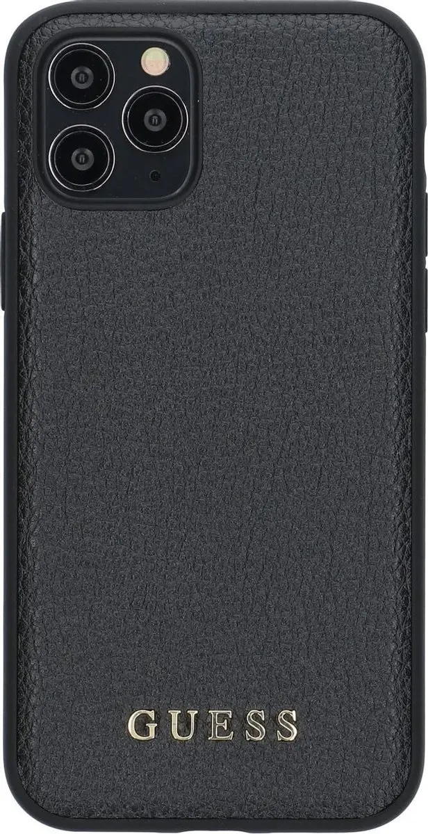 GUESS iPhone 11 Pro Backcase S212-2 - Kunstleer Zwart