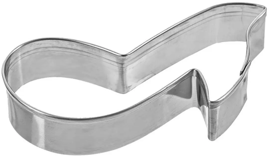 Orion RVS Koekjesvorm Muzieknoot 7cm - Zilver