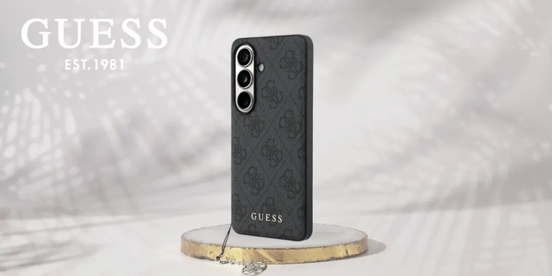 Guess Hoesje GUHCS26G4GCK Samsung Galaxy S26 - Zwart