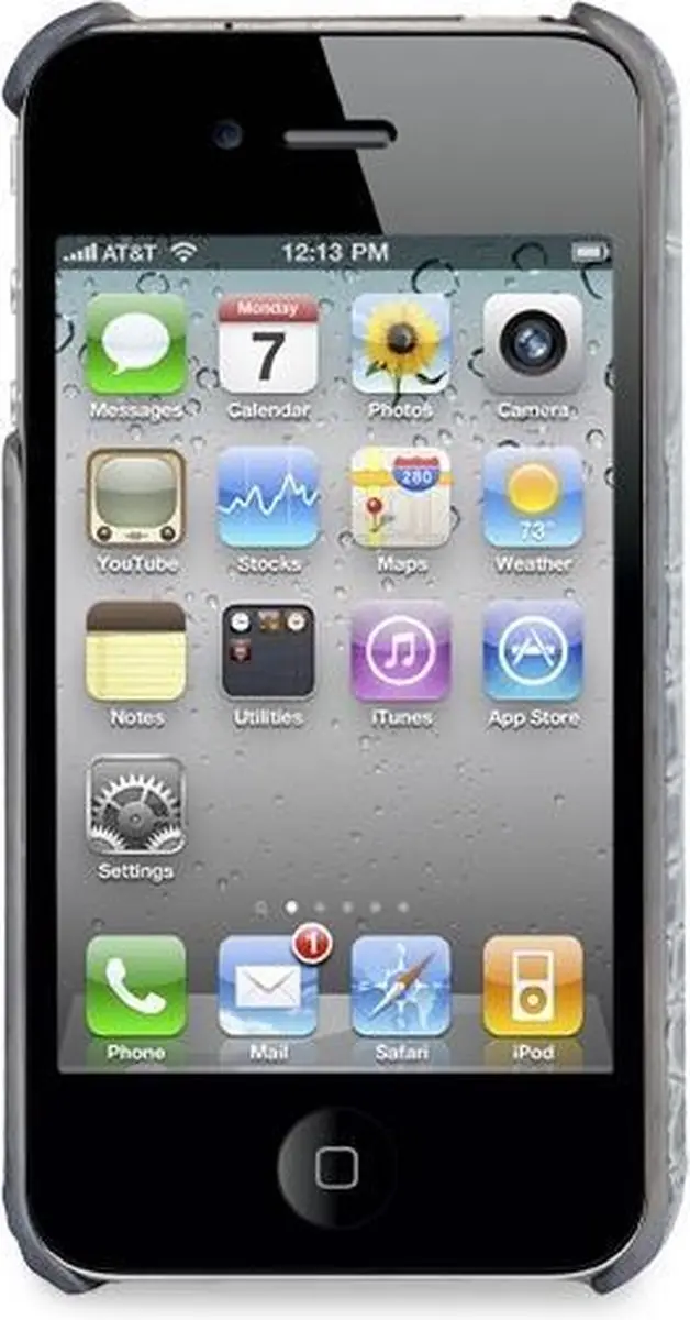 GUESS iPhone 4/4S Hoesje GUP4CRGR - Grijs