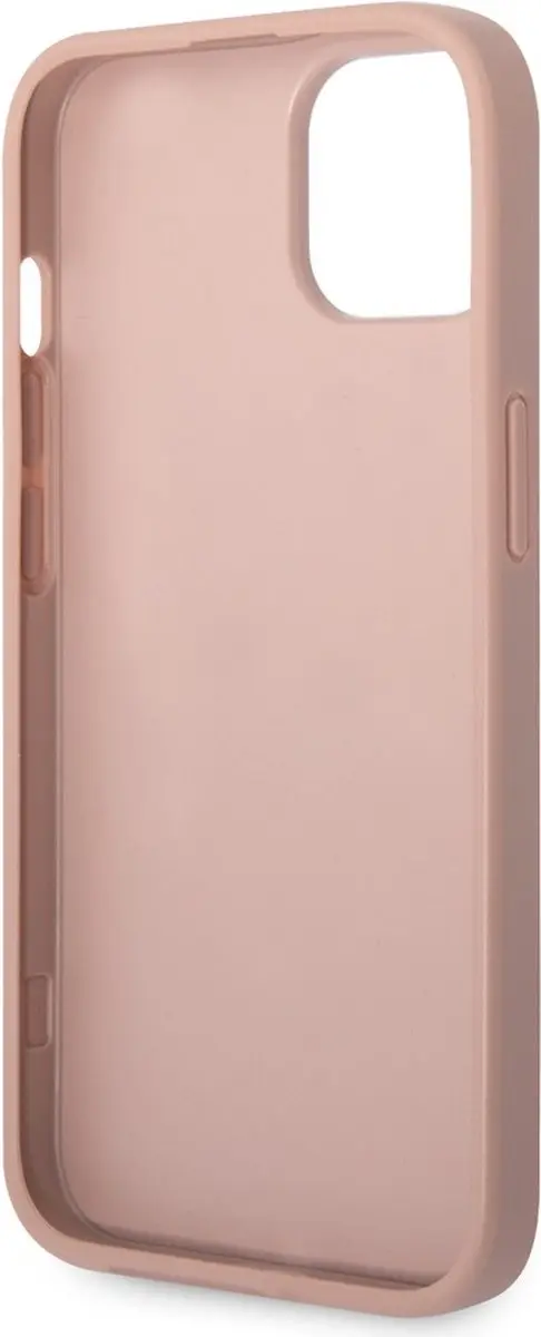 GUESS Saffiano Back Case - iPhone 14 Plus - Roze - MPN 3666339088675