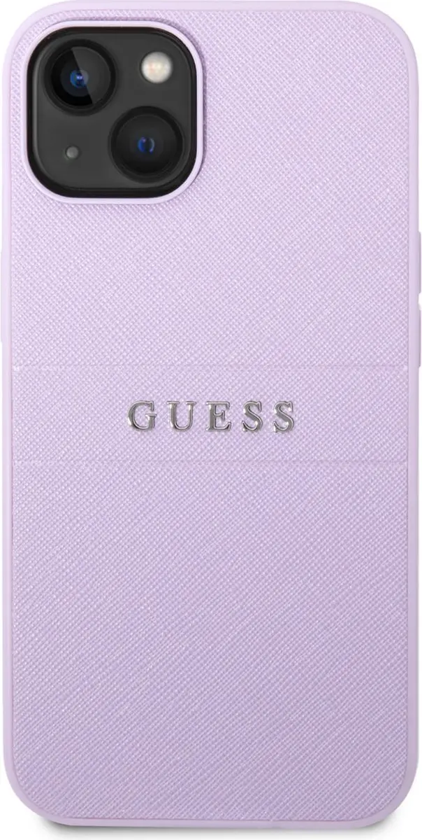 Guess Hoesje iPhone 14 Plus - Saffiano - Paars - 3666339088637