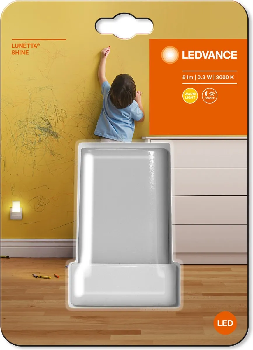 LEDVANCE LUNETTA Shine Nachtlicht - Warm wit 3000K