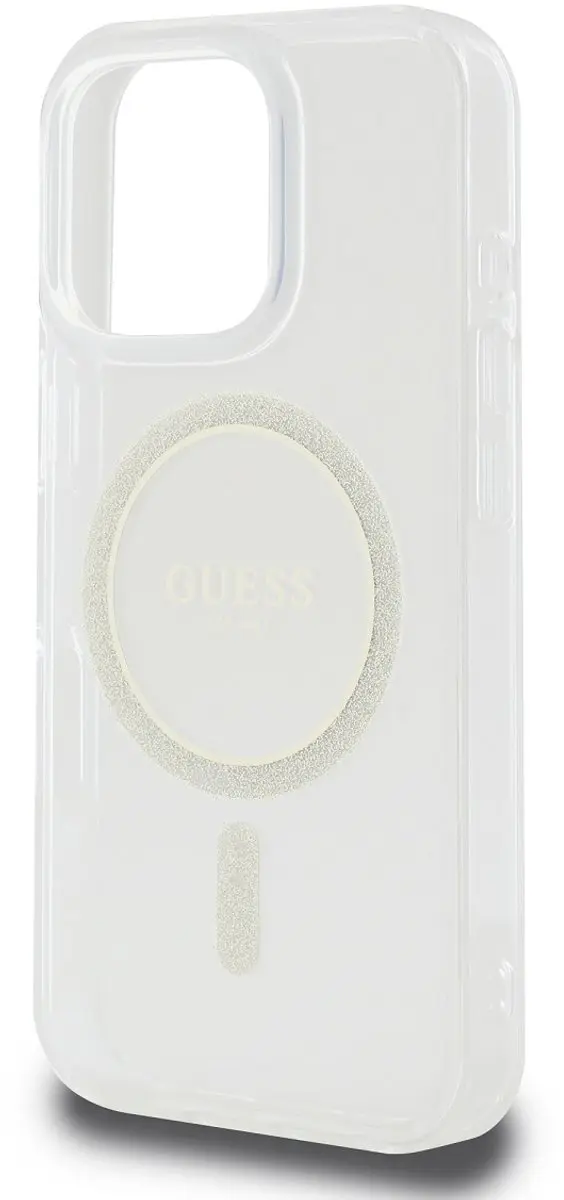 GUESS MagSafe Hoesje iPhone 16 Pro Max - Transparant
