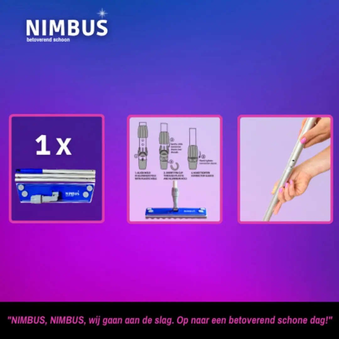 Nimbus Magic Floor Sweeper 2-in-1 N1024 - 7 Stuks - Multicolor