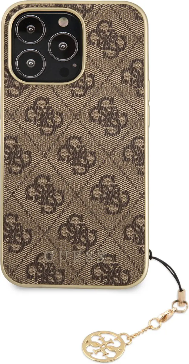 Guess 4G Charms Hard Case iPhone 13 Pro 9006 - Bruin