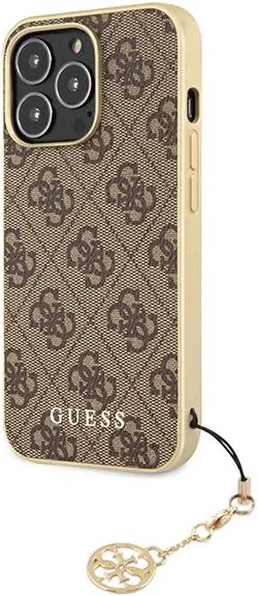 Guess 4G Charms Hard Case iPhone 13 Pro 9006 - Bruin