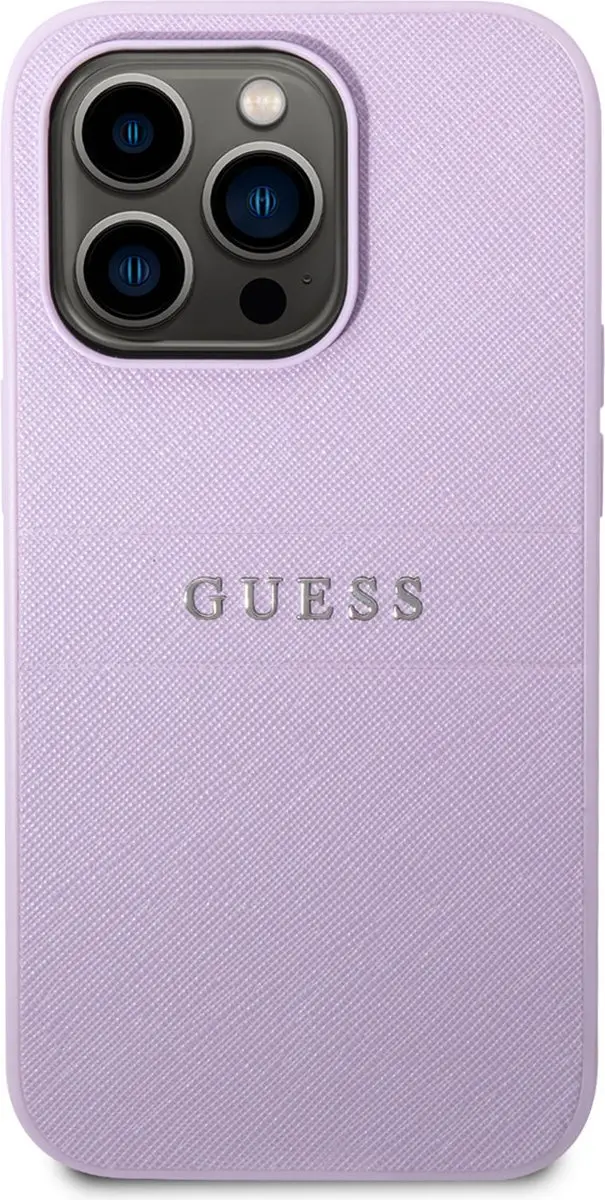 GUESS iPhone 14 Pro Max Hoesje - Paars - MagSafe