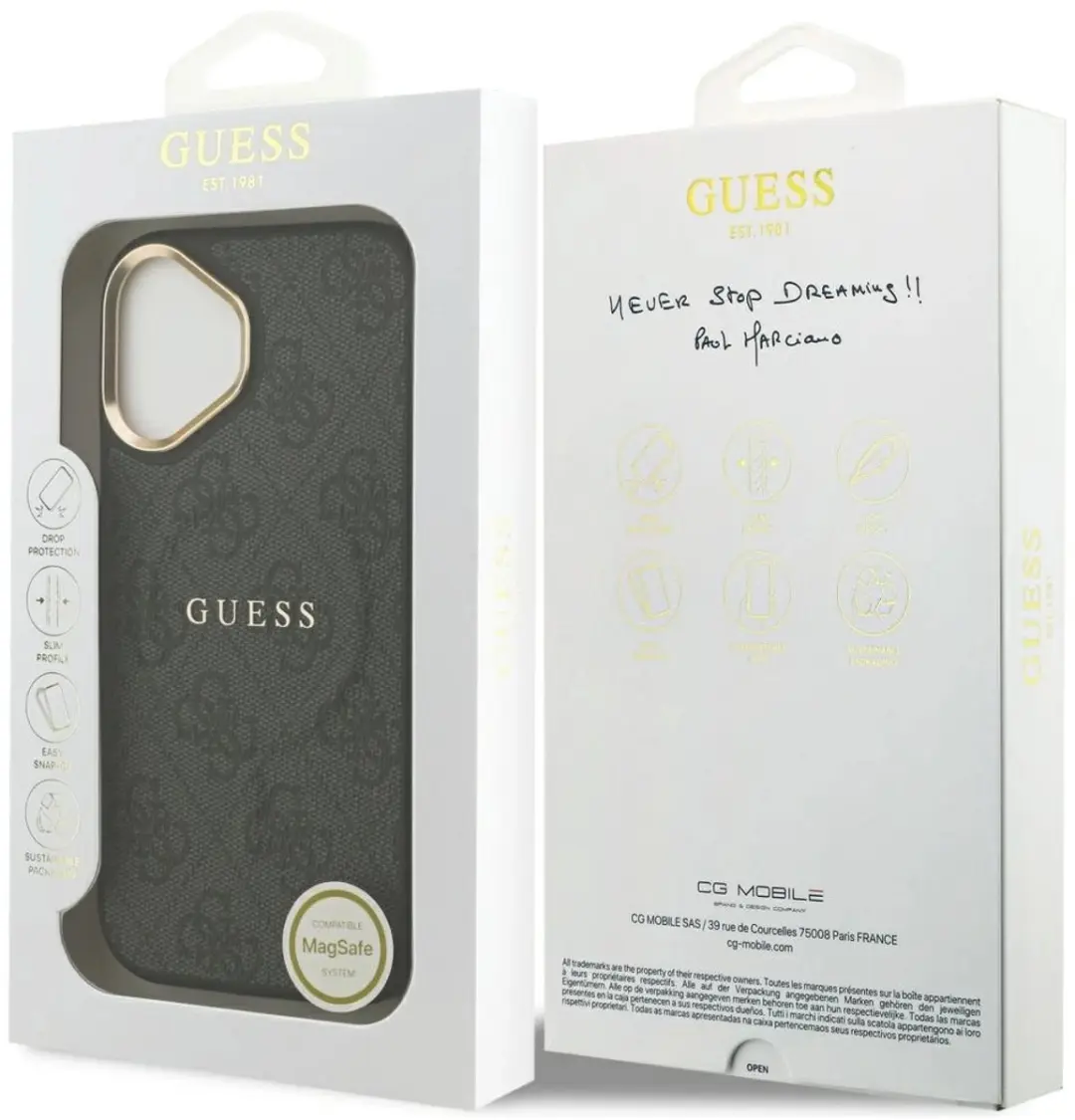 GUESS iPhone 17 Back Cover - Zwart - MagSafe - 14711 - afbeelding 6 van 6