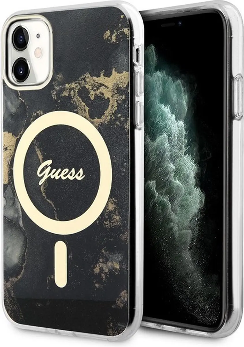 Guess Golden Marble Back Case GUHMP1161GMBK