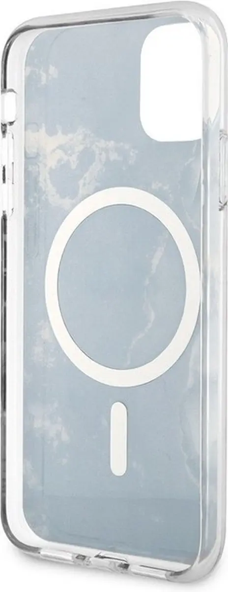 Guess Golden Marble Back Case GUHMP1161GMBK - iPhone 11 - Zwart