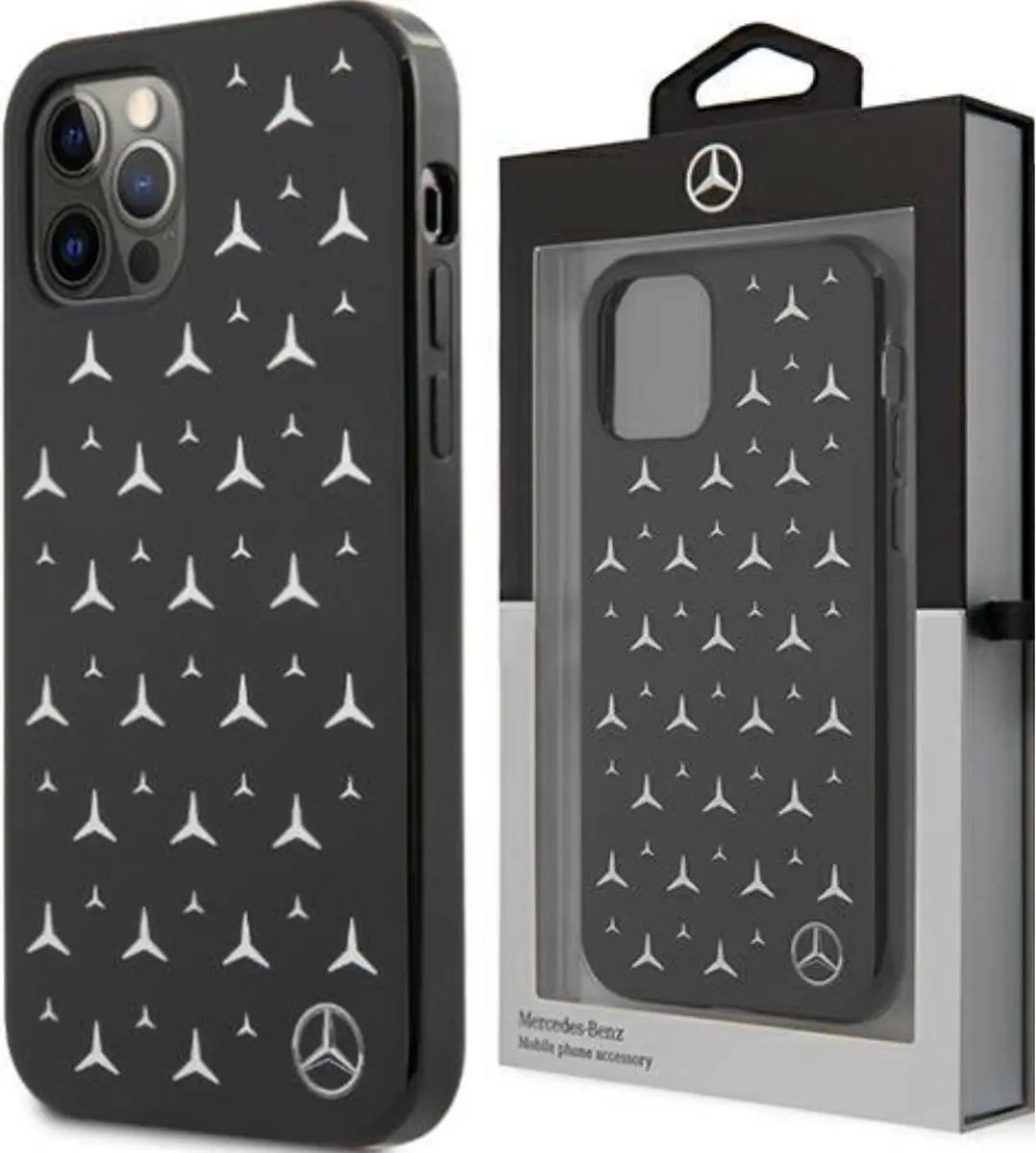 Mercedes-Benz iPhone Backcase - Effen Zwart - TPU