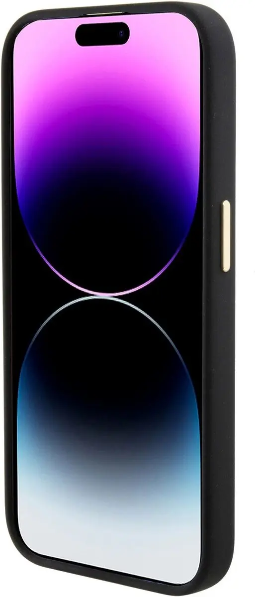 Guess iPhone 15 Plus TPU Back Cover - Zwart