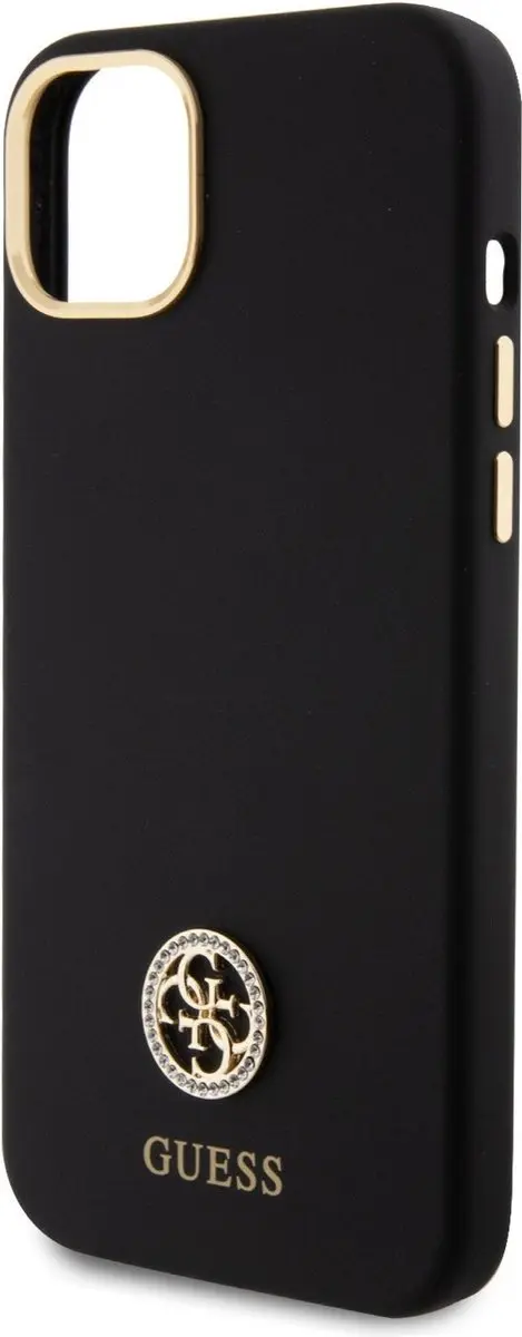 Guess iPhone 15 Plus TPU Back Cover - Zwart - afbeelding 6 van 6