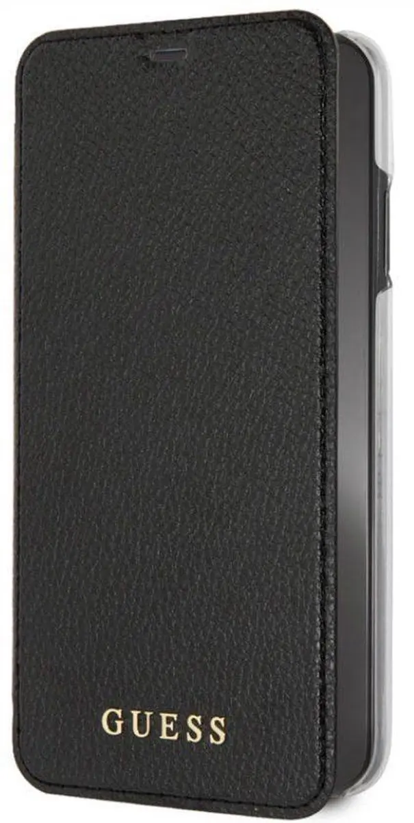GUESS IriDescent iPhone Xs Max Hoesje - Zwart