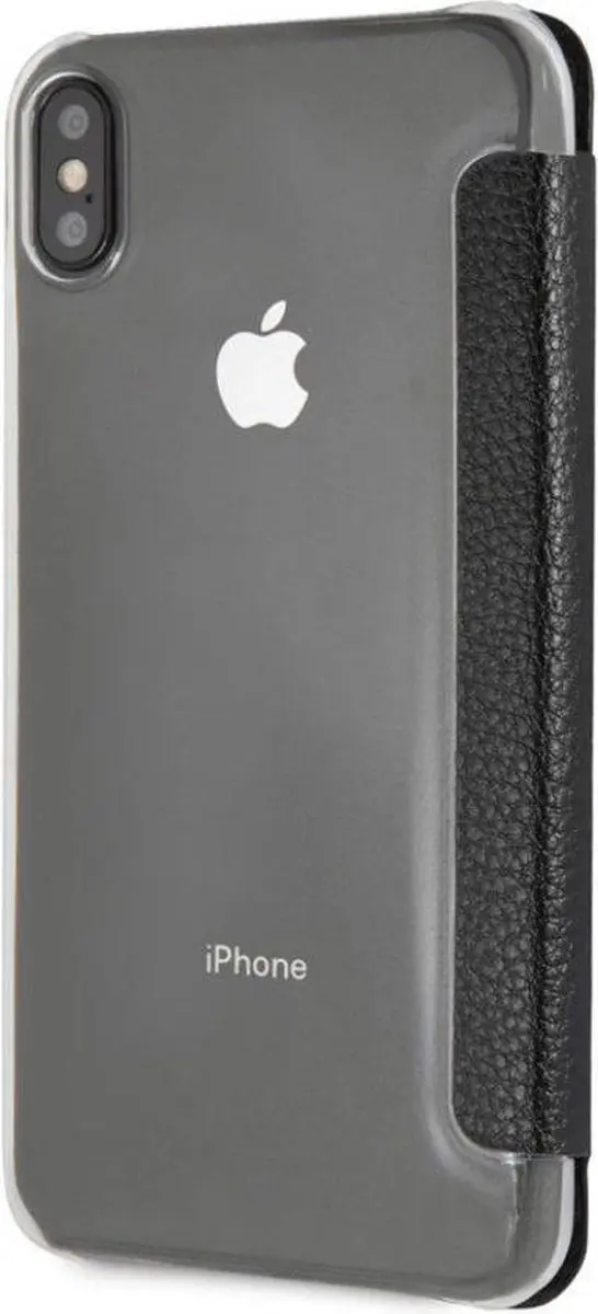 GUESS IriDescent iPhone Xs Max Hoesje - Zwart