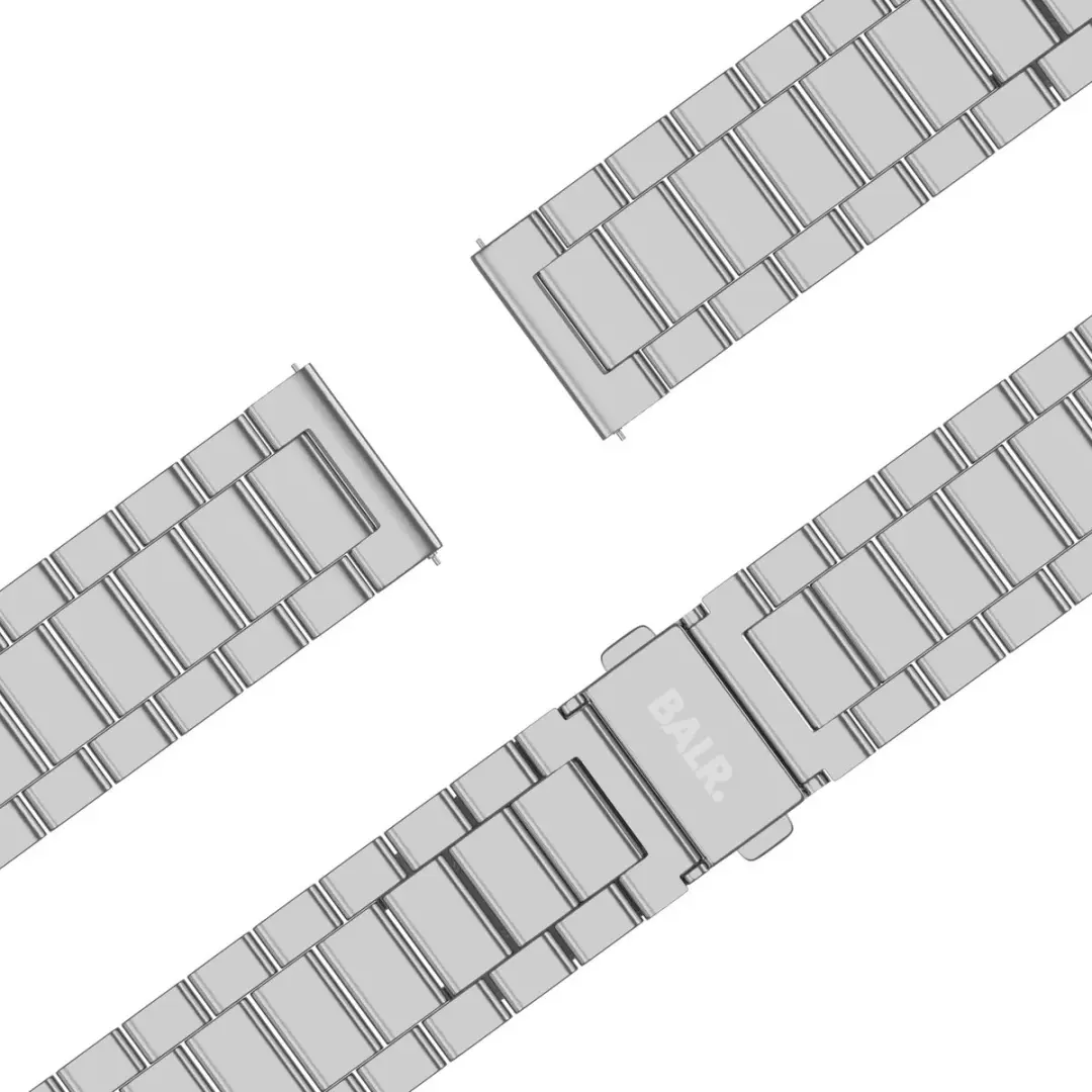 BALR Stalen Band 20mm - Zilver