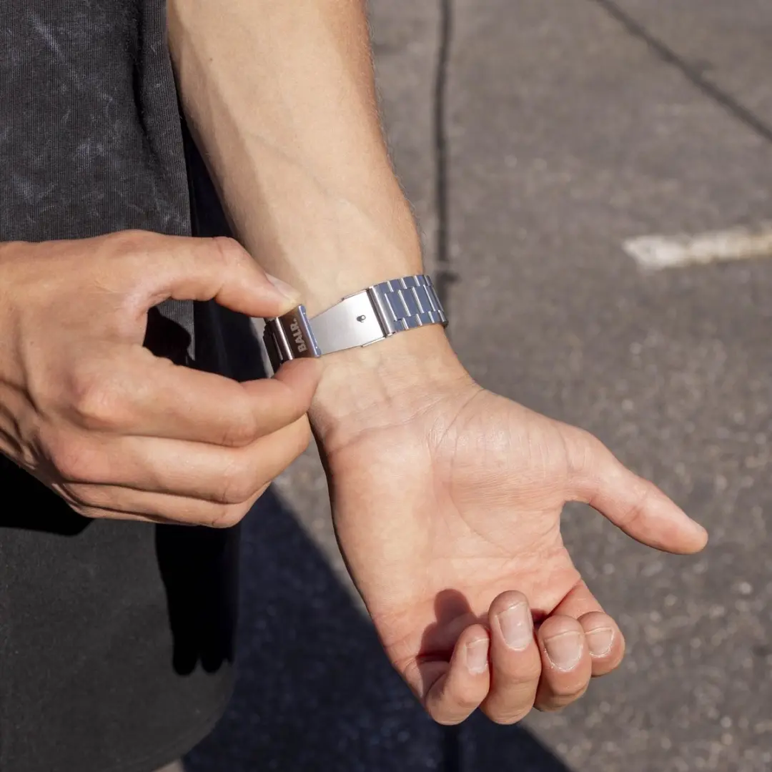 BALR Stalen Band 20mm - Zilver
