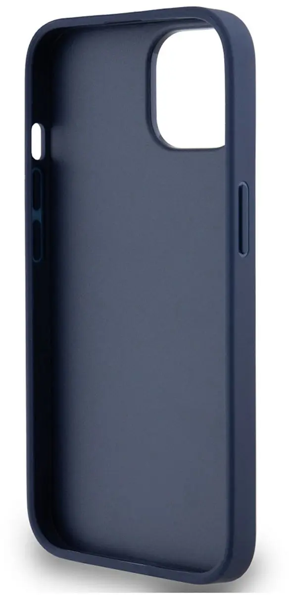 DKNY Textured Tonal Stripe Back Case - iPhone 14 - Blauw