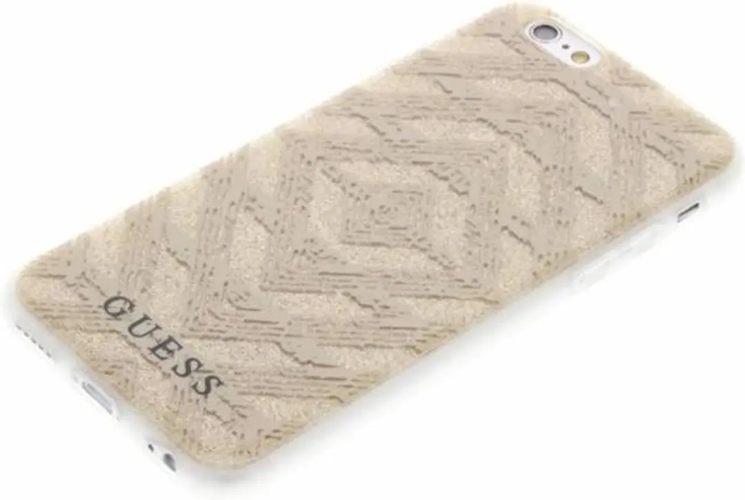 GUESS TPU Hoesje Aztec - Beige - iPhone 6/6S