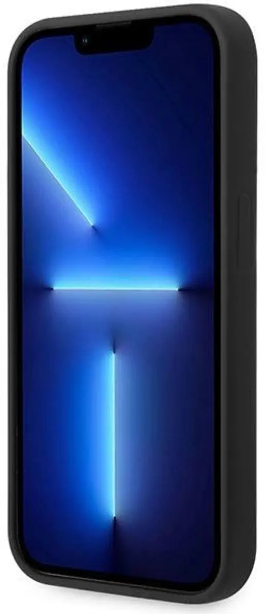 GUESS Silicone Back Case iPhone 14 Pro 6.1" - Zwart
