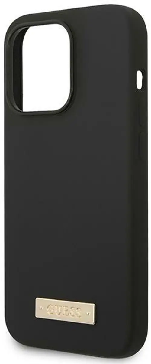 GUESS Silicone Back Case iPhone 14 Pro 6.1" - Zwart - afbeelding 6 van 6
