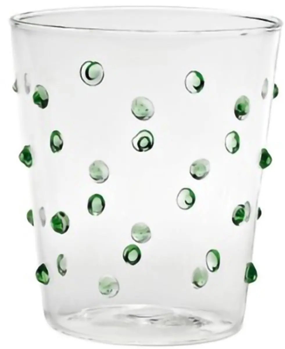 Zafferano Party Waterglazen Groen - 6 Stuks PY00113