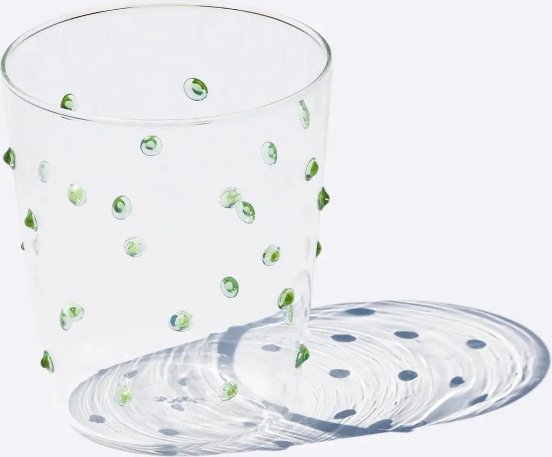 Zafferano Party Waterglazen Groen - 6 Stuks PY00113