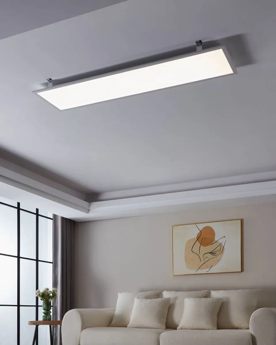 Eglo Rabassa LED Plafondlamp 119,5cm - Wit - afbeelding 6 van 6