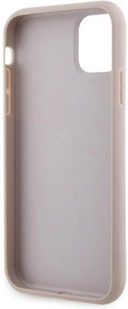 Guess 4G Triangle Crossbody Back Case - iPhone 11/XR Roze