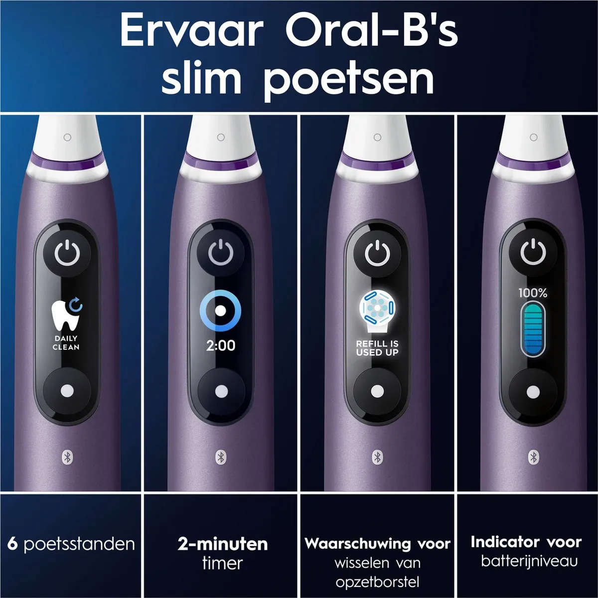 Oral-B iO 8N Elektrische Tandenborstel - Violet