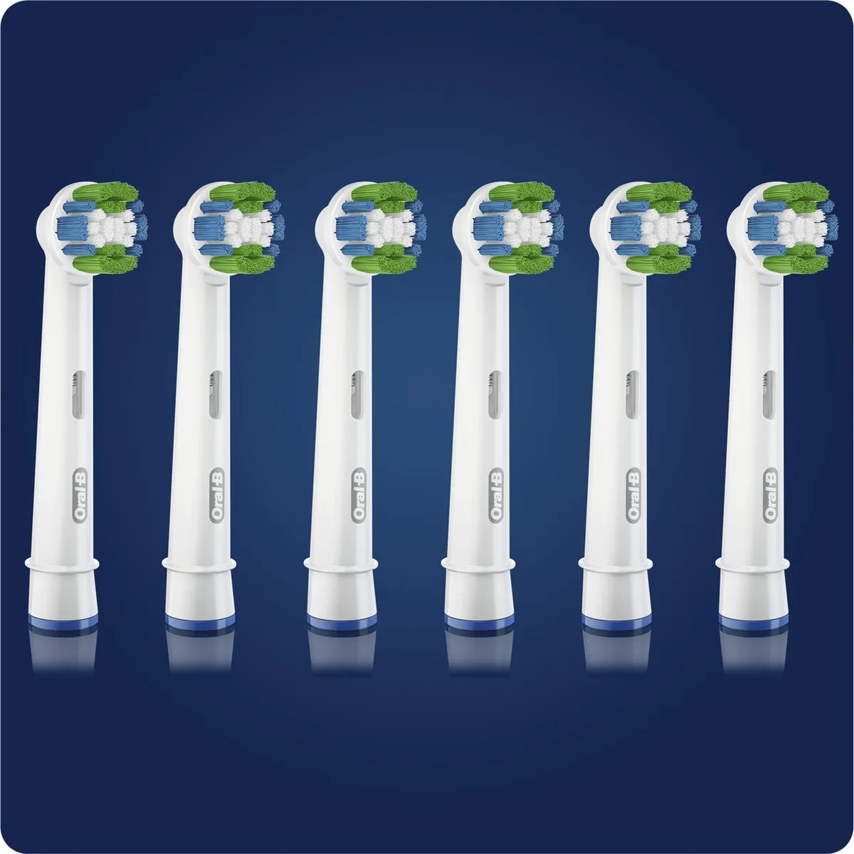 Oral-B Precision Clean Opzetborstels 6 Stuks - Wit