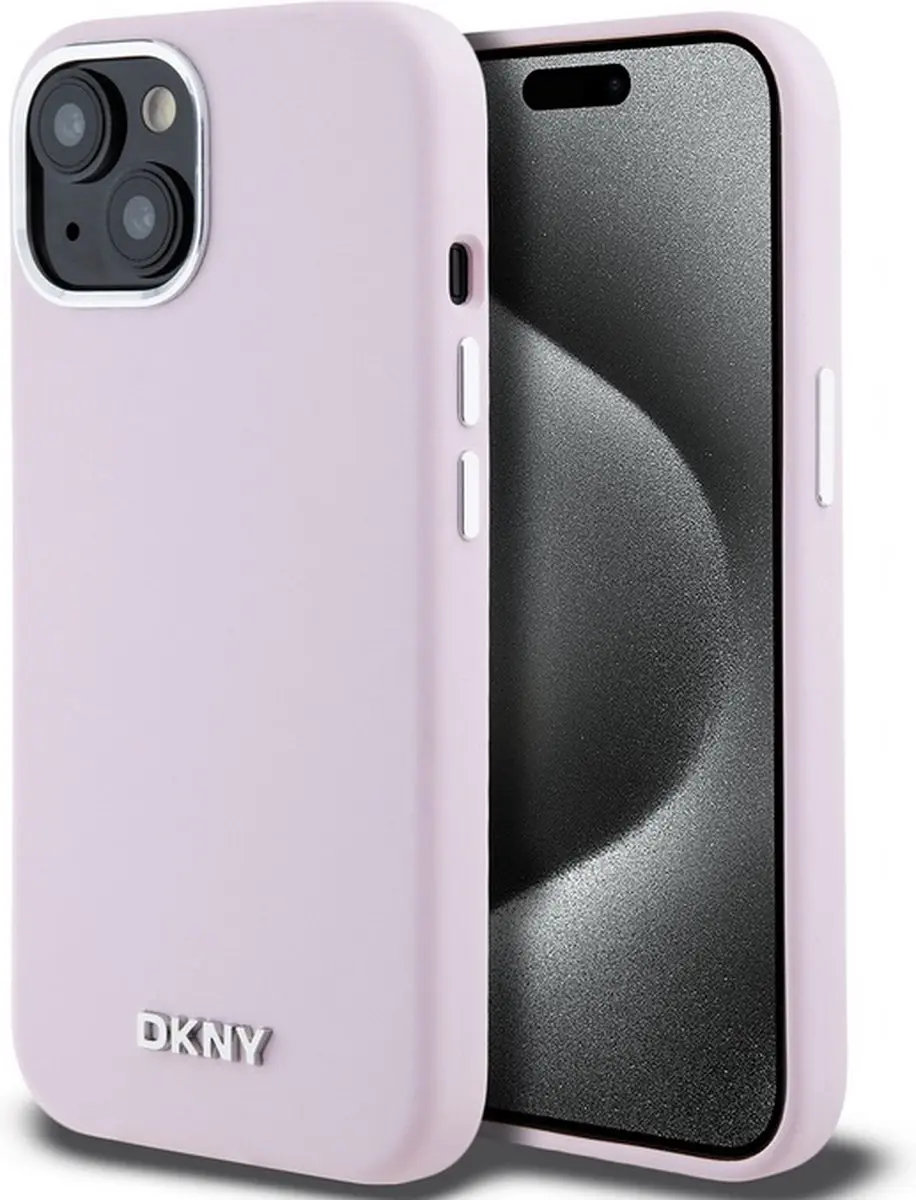DKNY Silicone Metal Logo Back Case
